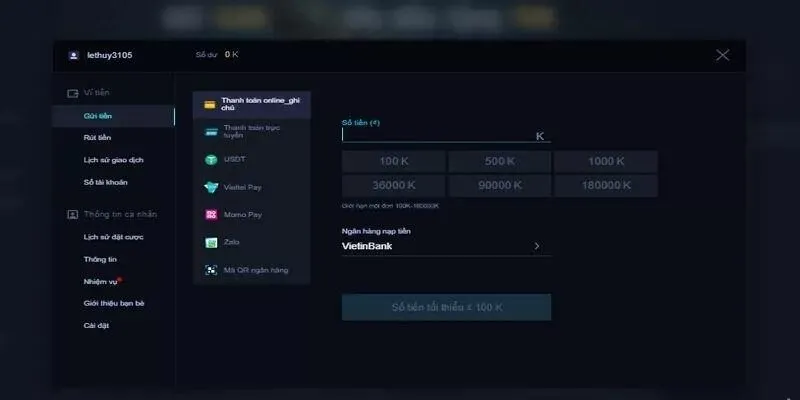 Thời gian xử lý giao dịch nhanh chóng